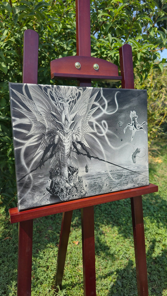 Décoration murale combat Tatsumaki contre Psykos manga