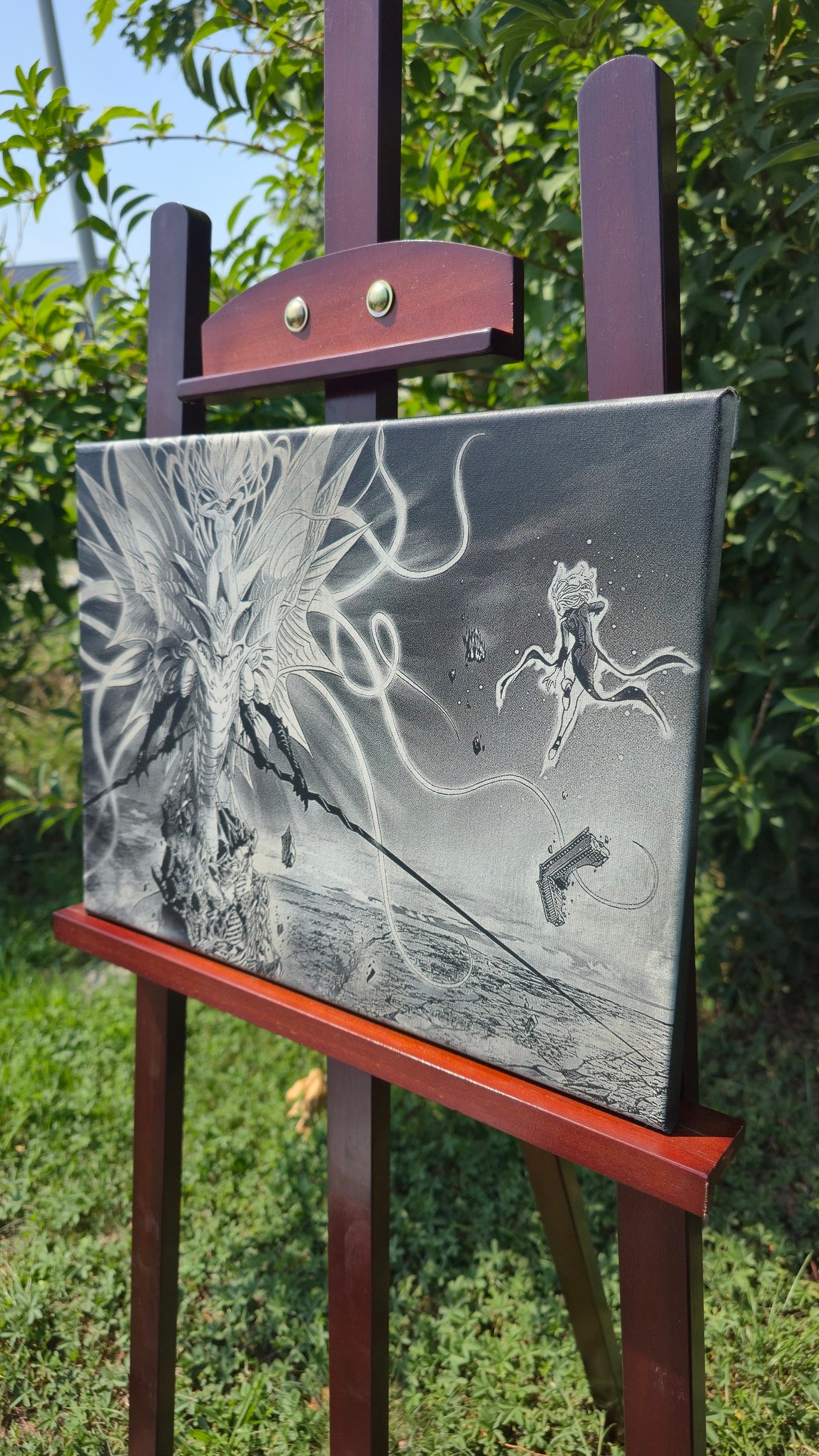 Cadeau geek tableau One Punch Man gravure laser