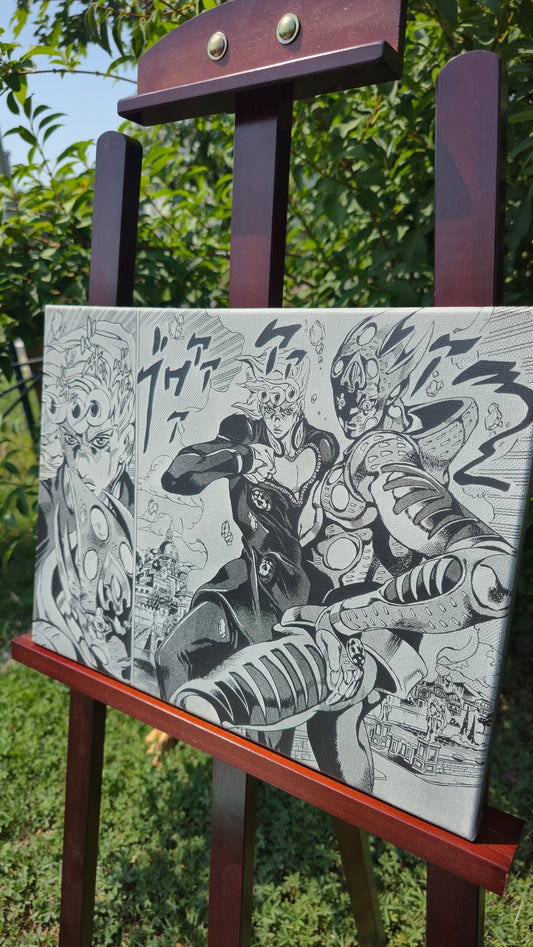 Décoration murale Giorno Giovanna JoJo tableau manga