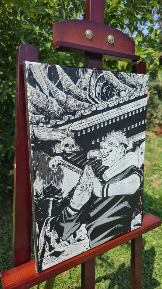 Décoration murale manga Sukuna Jujutsu Kaisen