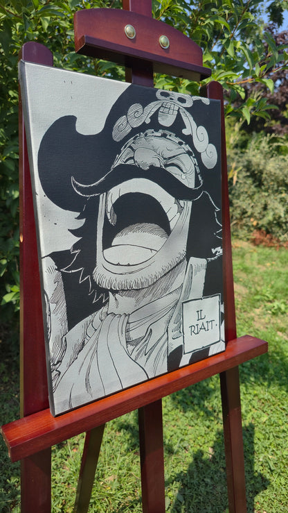 Cadeau geek One Piece tableau Gol D. Roger