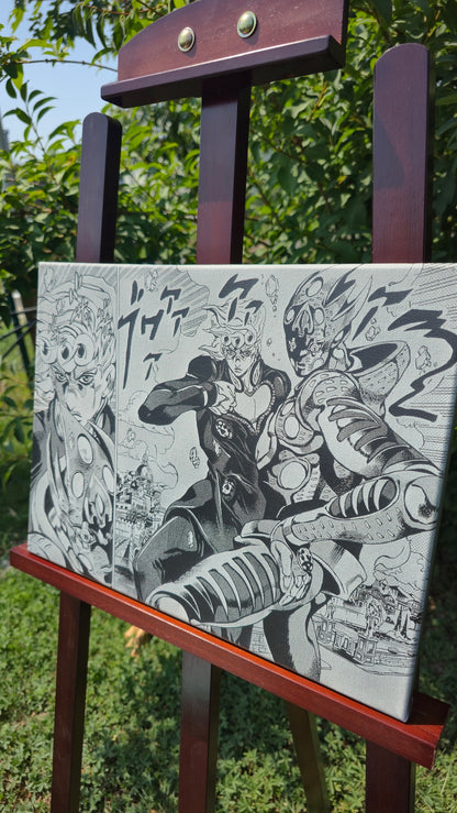Décoration murale Giorno Giovanna JoJo tableau manga