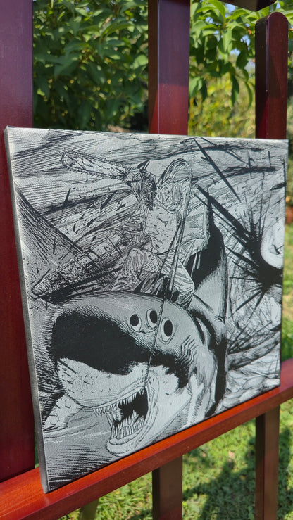 Cadeau geek personnalisé tableau Chainsaw Man Denji Beam