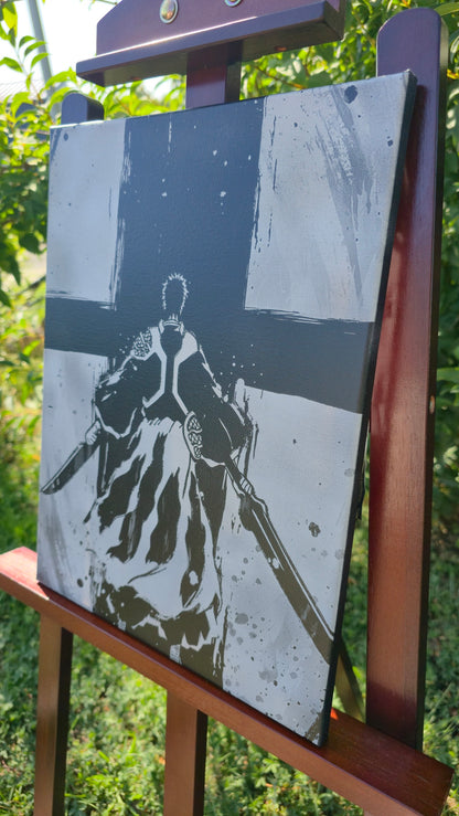 Cadeau personnalisé manga Bleach tableau Ichigo Kurosaki