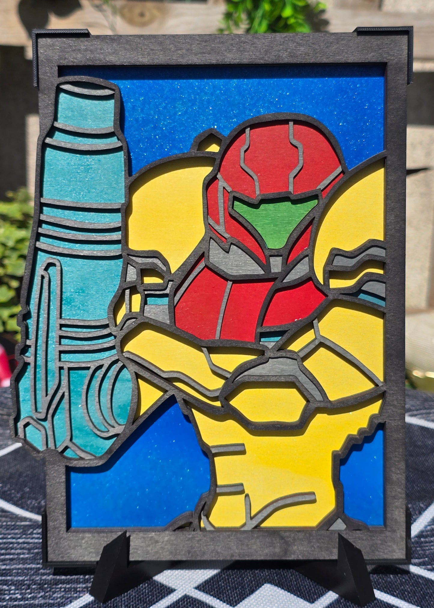 Tableau Samus [METROID] – Bois 3D Multicouche