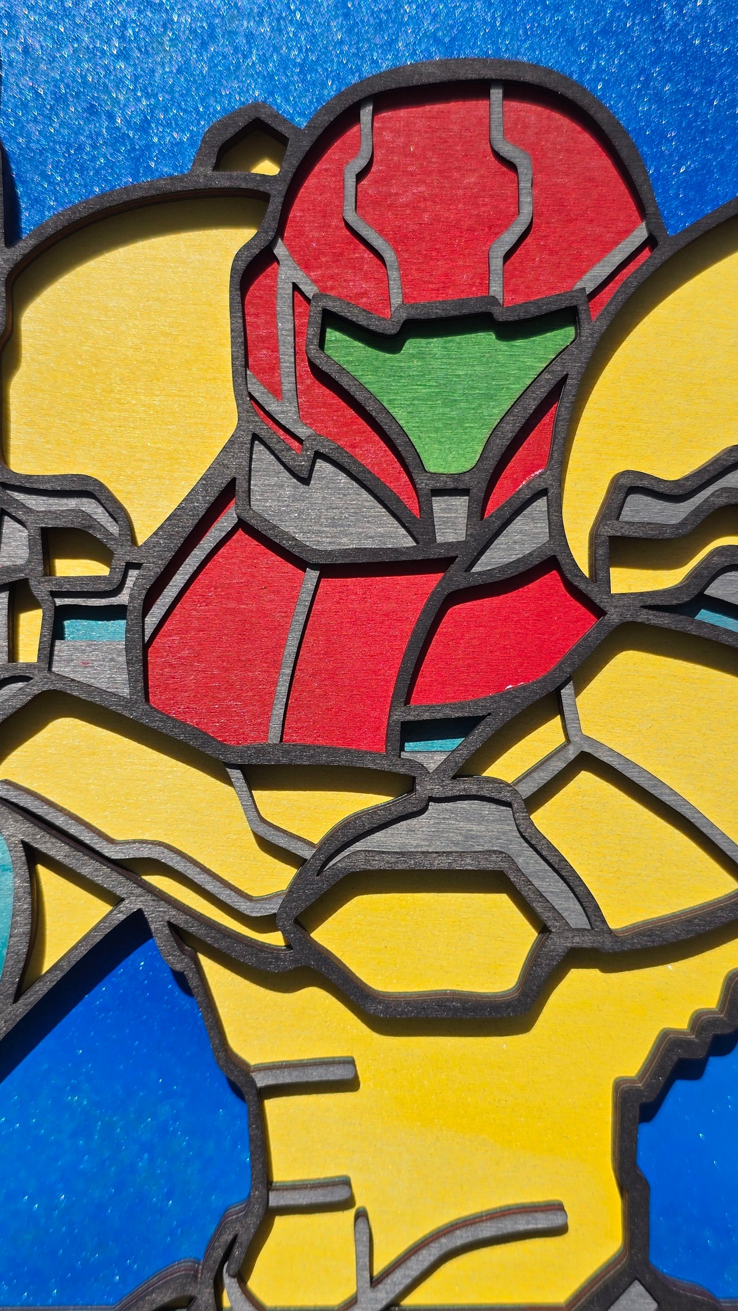 Tableau Samus [METROID] – Bois 3D Multicouche