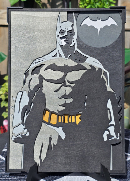 Tableau Batman – Bois 3D Multicouche