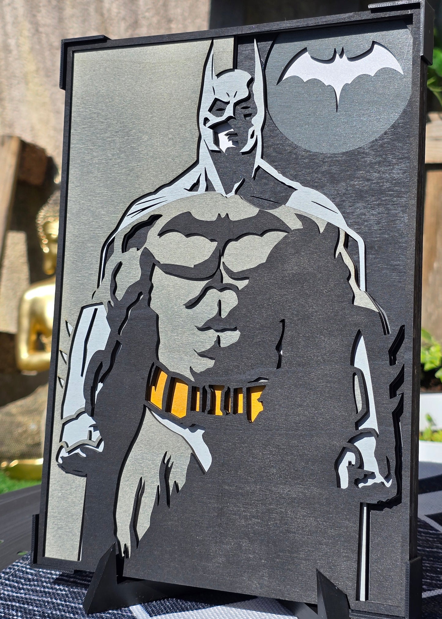 Tableau Batman – Bois 3D Multicouche
