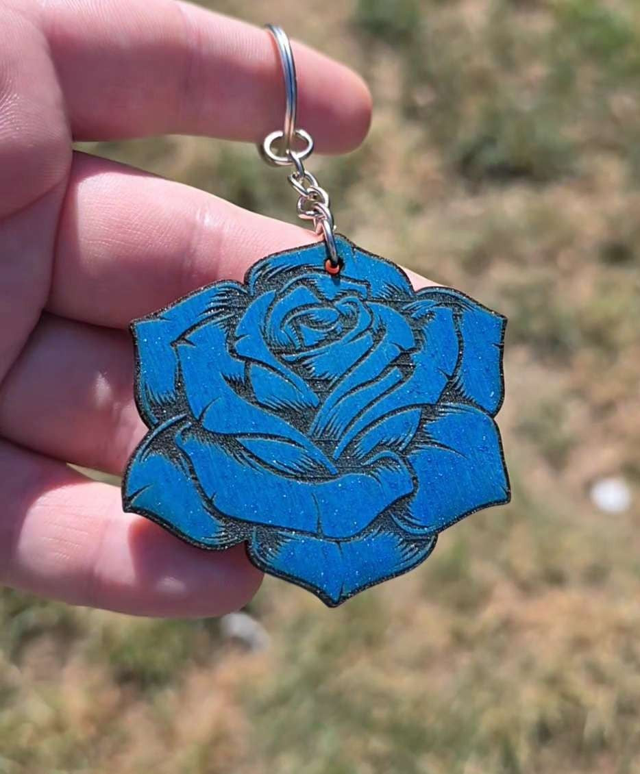 Porte-clé - Ado Rose Bleu