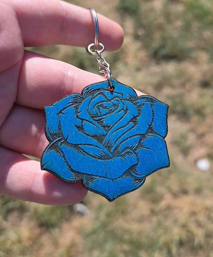 Porte-clé - Ado Rose Bleu