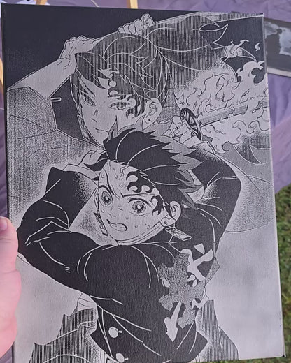 Tanjirō - Demon slayer "Tableau Manga"