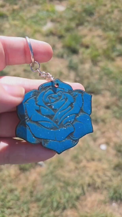 Porte-clé - Ado Rose Bleu